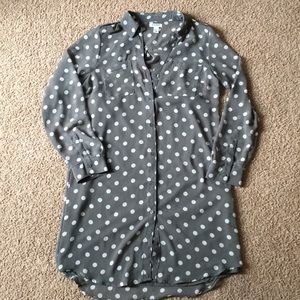 Old Navy | Sheer Shirt Dress